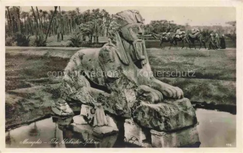 AK / Ansichtskarte Memphis  Egypt The Alabaster Sphinx