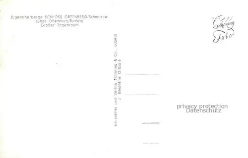 AK / Ansichtskarte Ortenberg Baden Jugendherberge Schloss Ortenberg Grosser Tagesraum