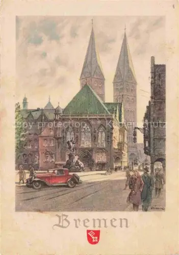 AK / Ansichtskarte BREMEN  CITY Staedtebild