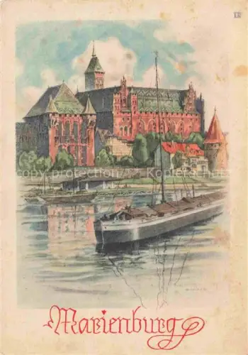 AK / Ansichtskarte Marienburg   Westpreussen MALBORK PL Die Marienburg