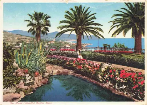 AK / Ansichtskarte SANREMO San Remo Liguria IT Giardini Regina Elena