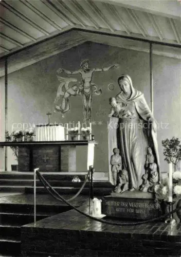 AK / Ansichtskarte Koenigstein  Taunus Altar und Mutter der Vertriebenen aus der Kollegskirche