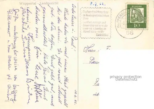 AK / Ansichtskarte WUPPERTAL NRW Landgericht