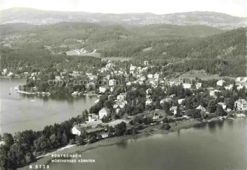 AK / Ansichtskarte Poertschach Woerthersee Kaernten AT Fliegeraufnahme