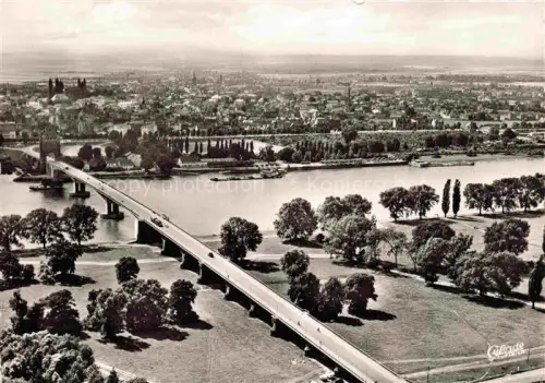 AK / Ansichtskarte WORMS Rhein Fliegeraufnahme