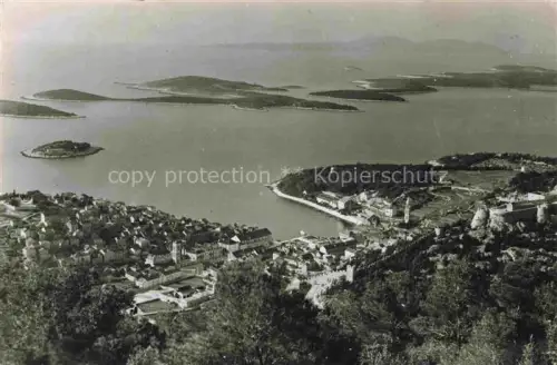 AK / Ansichtskarte Hvar Otok Croatia Fliegeraufnahme