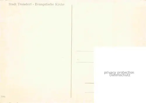 AK / Ansichtskarte Troisdorf Ev Kirche