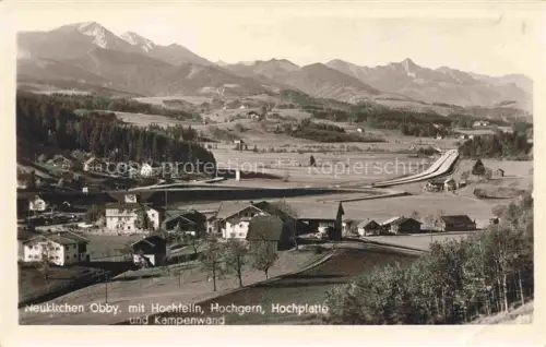 AK / Ansichtskarte Neukirchen Oberbayern Teisenberg Berchtesgadener Land Bayern mit Hochfelln Hochgern Hochplatte und Kampenwand