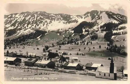 AK / Ansichtskarte Oberjoch Bad Hindelang Bayern am Adolf Hitler Pass 