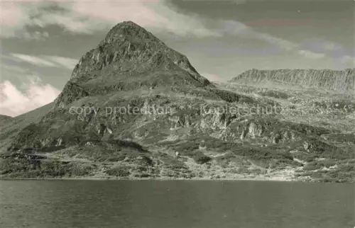 AK / Ansichtskarte Lago Colbricon Passo Rolle Trentino Dolomiti IT Panorama Blick gegen Mt. Colbricon Dolomiten