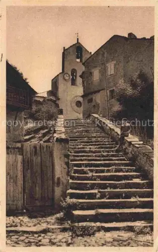 AK / Ansichtskarte Latour-de-Carol PRADES 66 Pyrenees-Orientales Treppe zur Kirche
