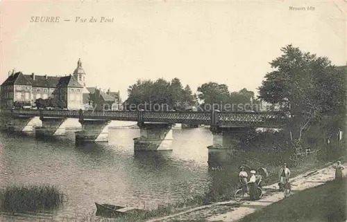AK / Ansichtskarte Seurre Beaune 21 Cote-d Or Vue du pont