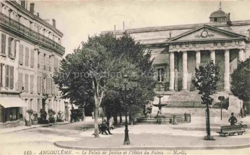 AK / Ansichtskarte ANGOULEME 16 Charente Palais de Justice Hôtel du Palais