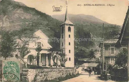 AK / Ansichtskarte Bourg-St-Maurice Albertville 73 Savoie Vue d'ensemble avec l'église