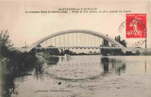 AK / Ansichtskarte St-Pierre-du-Vauvray Les Andelys 27 Eure Le nouveau pont