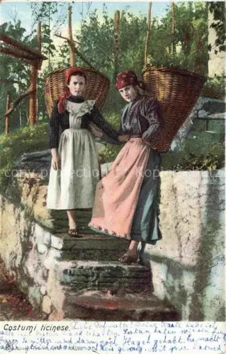 AK / Ansichtskarte Ticino Tessin Region Costumi ticinese Trachten