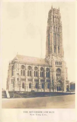 AK / Ansichtskarte NEW YORK City USA The Riverside Church