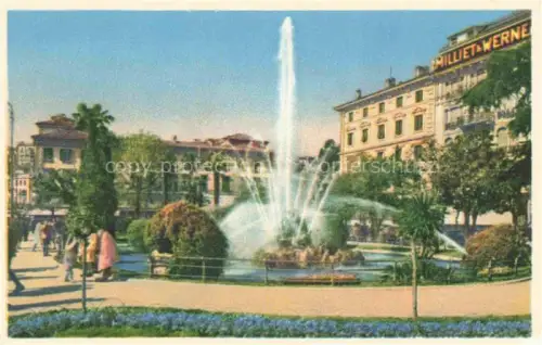 AK / Ansichtskarte LUGANO Lago di Lugano TI Piazza Fontana Bossi