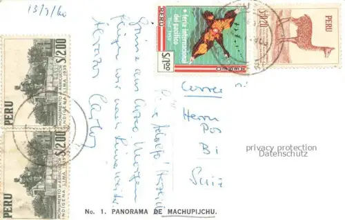 AK / Ansichtskarte Machupijchu Machupicchu Machu Picchu Peru Panorama
