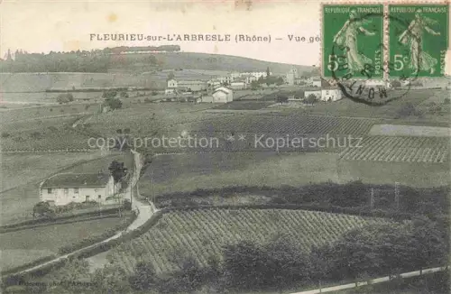 AK / Ansichtskarte Fleurieux-sur-l Arbresle LYON 69 Rhone Vue générale aérienne