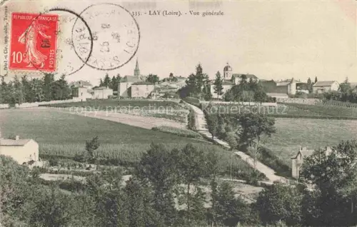 AK / Ansichtskarte Lay Roanne 42 Loire Vue générale