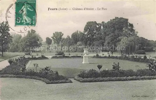 AK / Ansichtskarte Feurs Montbrison 42 Loire Château d'Assier Parc