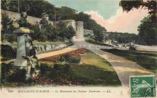 AK / Ansichtskarte BOULOGNE-SUR-MER 62 Pas-de-Calais Monument du Docteur Duchenne
