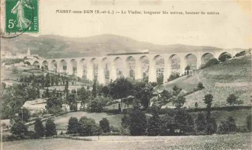 AK / Ansichtskarte Mussy-sous-Dun Charolles 71 Saone-et-Loire Le Viaduc