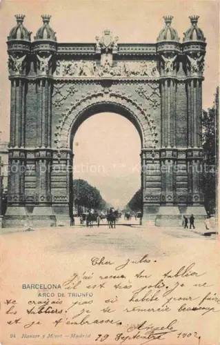 AK / Ansichtskarte BARCELONA Cataluna ES Arco de Truinfo