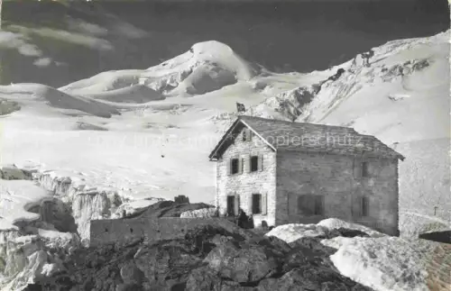 AK / Ansichtskarte Saas-Fee VISP VS Touristenhaus Langefluh mit Allalinhorn