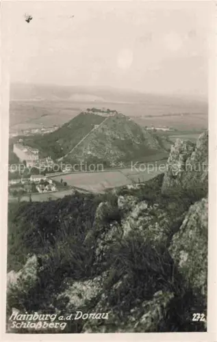 AK / Ansichtskarte Mainburg Donaupartie mit Schlossberg