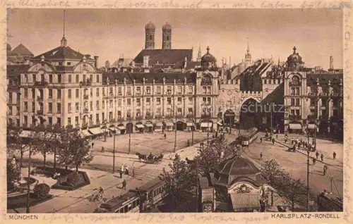 AK / Ansichtskarte MueNCHEN  Bayern Karlsplatz Rondell