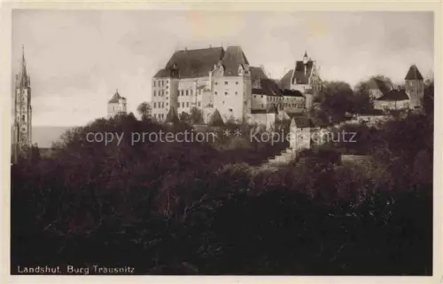 AK / Ansichtskarte LANDSHUT  Isar Burg Trausnitz