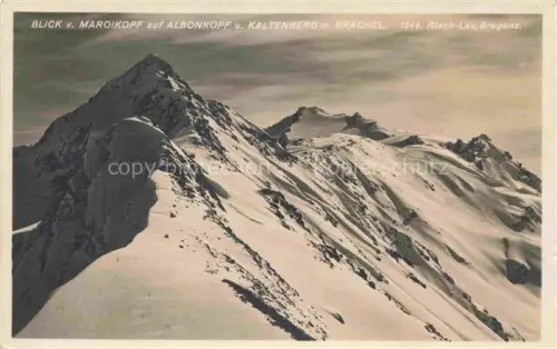 AK / Ansichtskarte Maroikopf Berg Blick auf Albonkopfund Kaltenberg mit Krachel