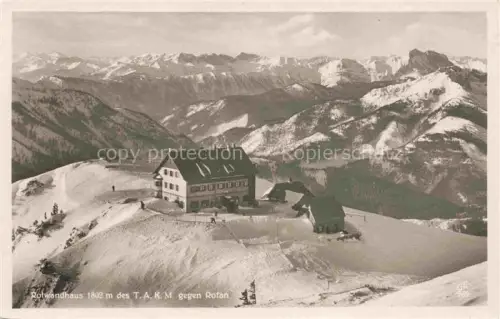 AK / Ansichtskarte Rotwandhaus 1765m Schliersee Bayern mit Rofan