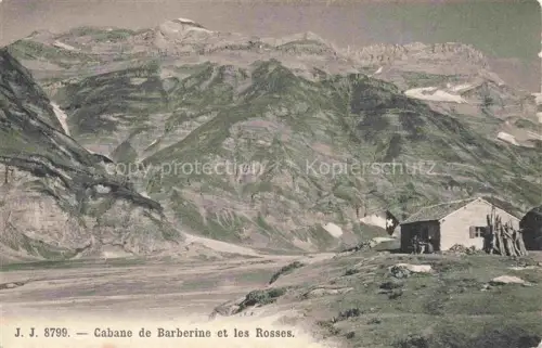 AK / Ansichtskarte Cabane de Barberine Le Chatelard VS et les Rosses