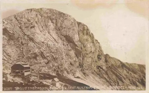 AK / Ansichtskarte Guttenberghaus 2137m RAMSAU Dachstein Steiermark AT Panorama
