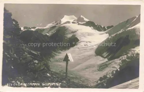 AK / Ansichtskarte oelgrubenjoch Kaunergrat oetzaler Alpen Tirol AT mit Wildspitze