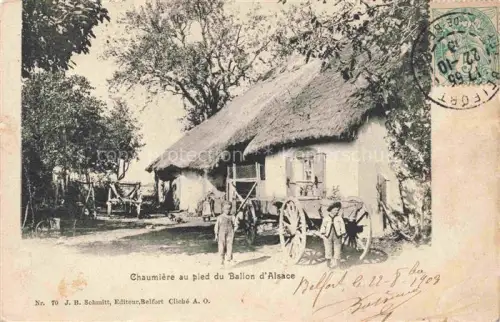 AK / Ansichtskarte Belfort 68 Haut-Rhin Chaumière au pied du Ballon d'Alsace