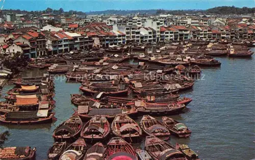 AK / Ansichtskarte Singapore Water Market