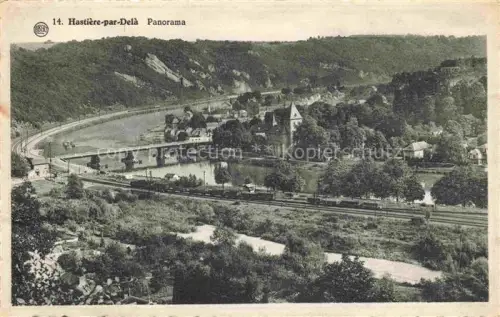 AK / Ansichtskarte Hastiere-par-Dela Namur Bellgie Panorama Chemin de fer