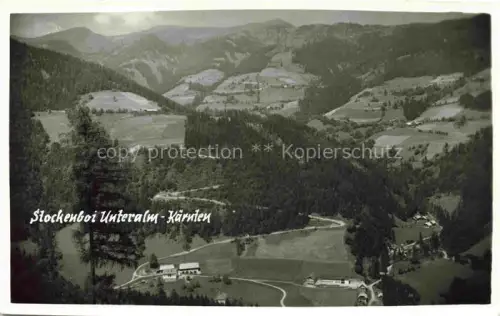 AK / Ansichtskarte Stockenboi Klagenfurt-Villach Kaernten AT Unteralm Panorama Blick ins Tal