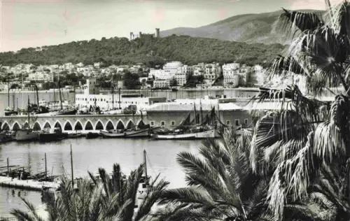AK / Ansichtskarte Palma de Mallorca ES Vista parcial del puerto desde la Lonja