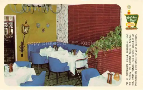 AK / Ansichtskarte Charleston AFB South Carolina USA Motel Holiday Inn Restaurant