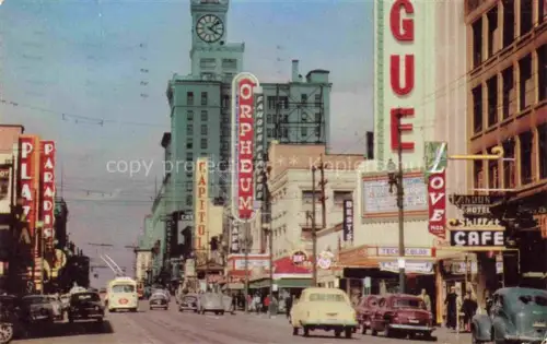AK / Ansichtskarte VANCOUVER BC Canada Granville Street