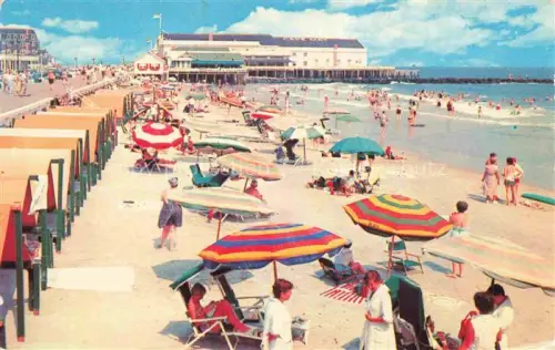AK / Ansichtskarte Cape May New Jersey USA Stockton Beach