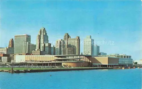 AK / Ansichtskarte DETROIT  Michigan USA Coso Hall and Skyline