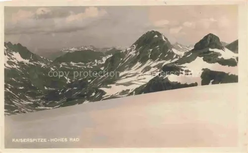 AK / Ansichtskarte Hohes Rad Wielki Szyszak Vysoke Kolo Riesengebirge PL Kaiserspitze