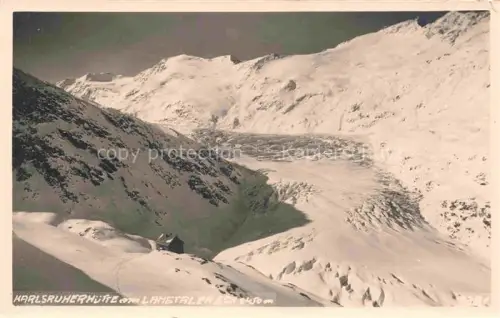 AK / Ansichtskarte Karlsruherhuette 2450m oetztal Tirol AT am Lamstalereck