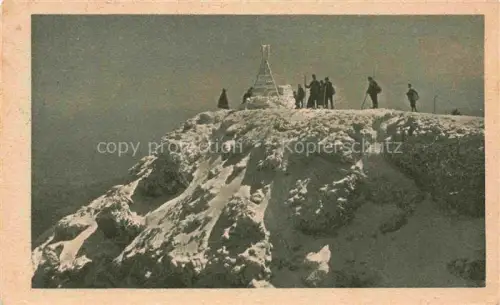 AK / Ansichtskarte Hochschneeberg 2061m Niederoesterreich AT Am Kaiserstein Gipfelgruppe